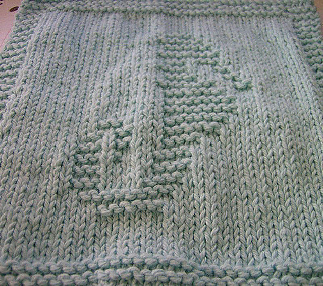 Seahorse Dishcloth