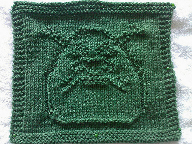 Green Ogre Dishcloth