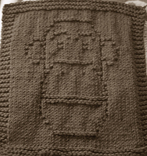 Sock Monkey Dishcloth