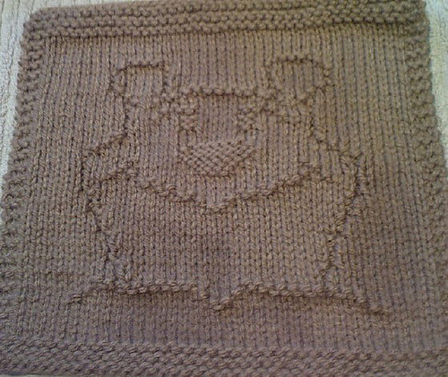 Grin & Bear It Dishcloth