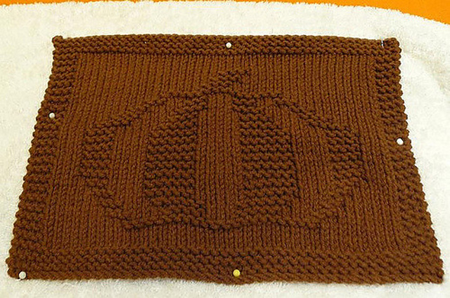 Pumpkin Dishcloth