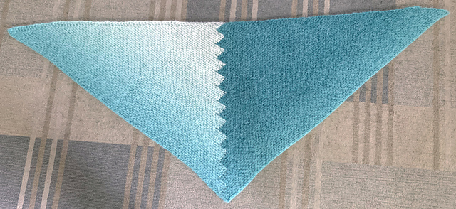 Zig-Zag Cabin Shawl