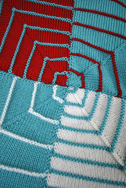 Wonky Square Baby Blanket