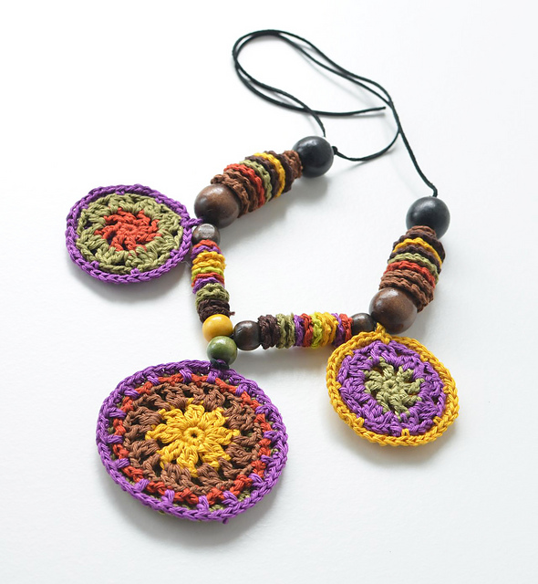 African Mandala Necklace