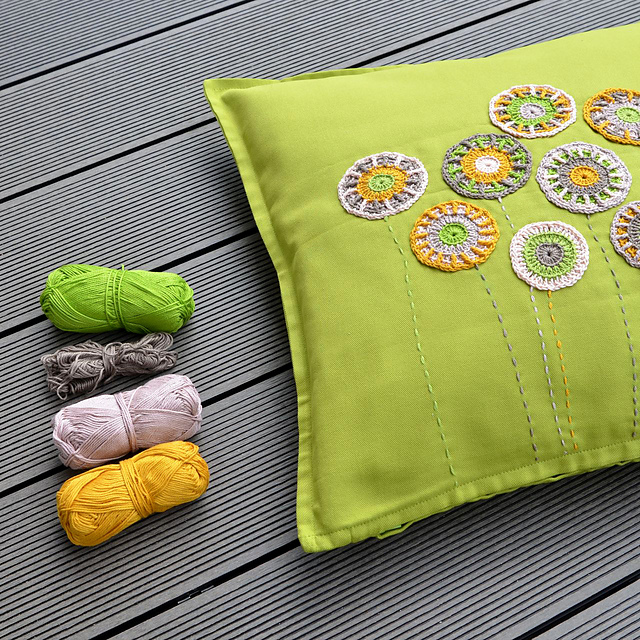 Dandelion Garden pillow