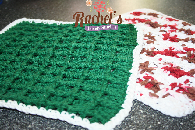 Waffle Stitch Dishcloth