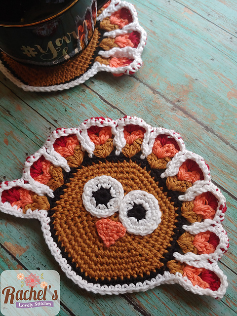 Turkey Coaster or Hot Pad