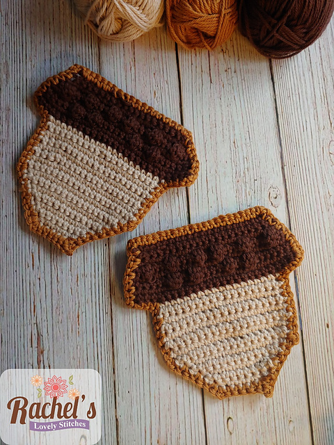 Acorn Coaster And Hot Pad