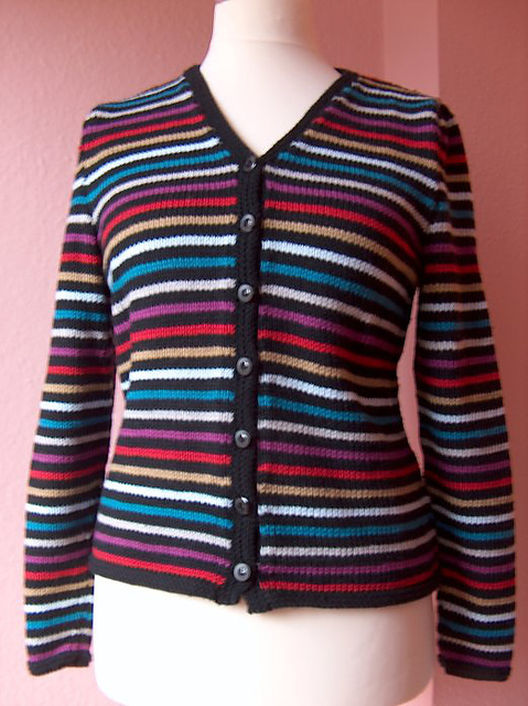 Striped cardigan