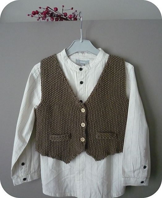 Gilet au point de riz