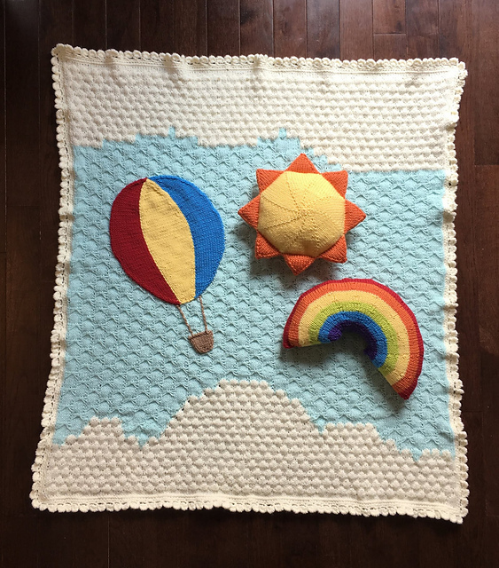 Summer Sky Baby Blanket Set