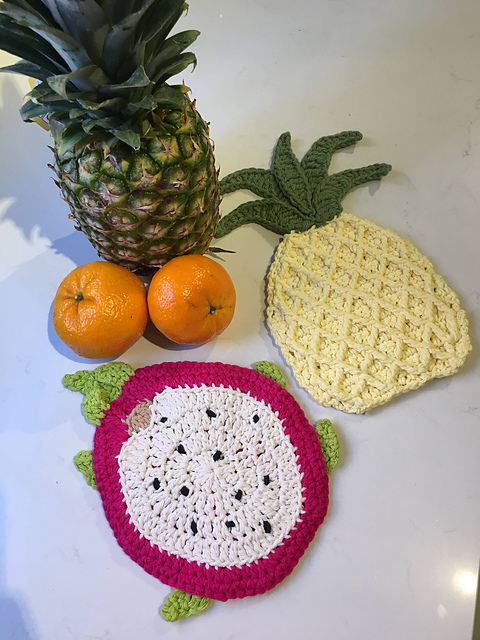 Tropical Fruits Potholders