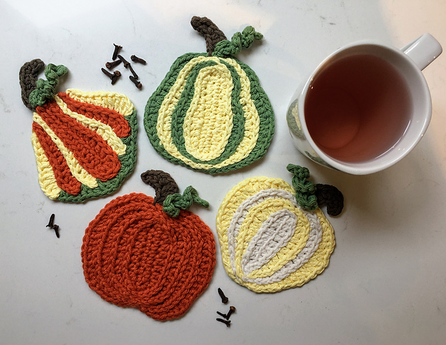 Pumpkin & Gourd Coasters