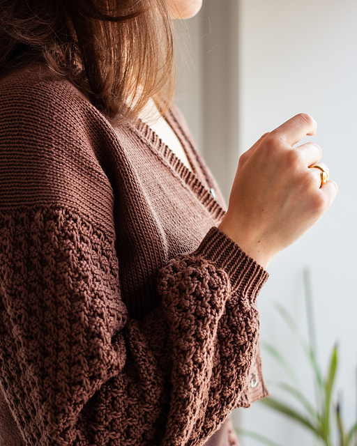 Ravelry: the Pink One cardigan pattern by Lily Kate France
