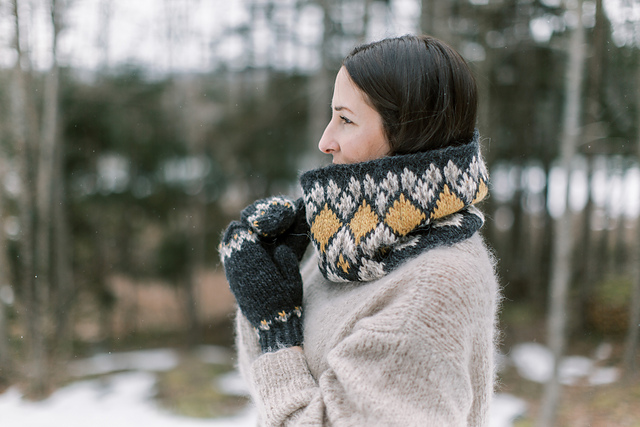 Fire and Ice Icelandic Cowl