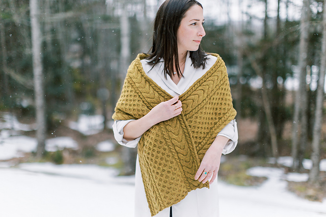 Hugged in Honeycomb Shawl