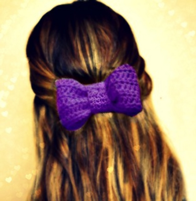 Simple Crochet Preppy Bow