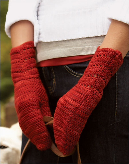 Seamed Mittens