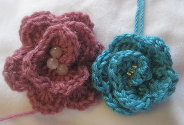 Super simple beaded roses