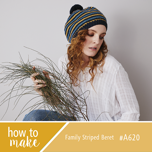 A620 Family Striped Beret