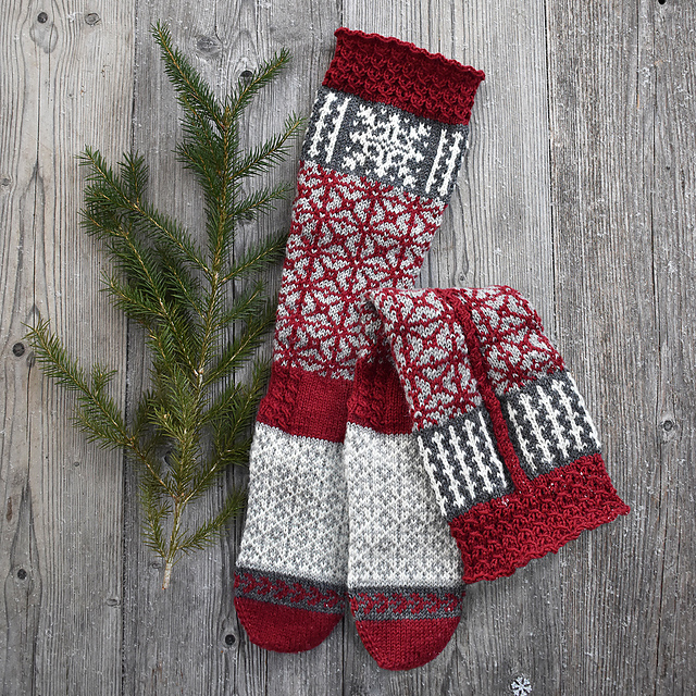 Frosty Snowflake Sock
