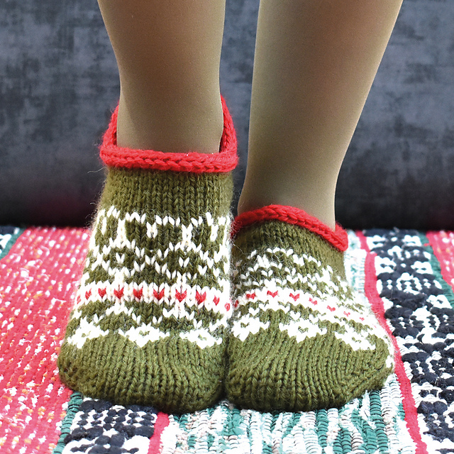 Winter Forrest Sock