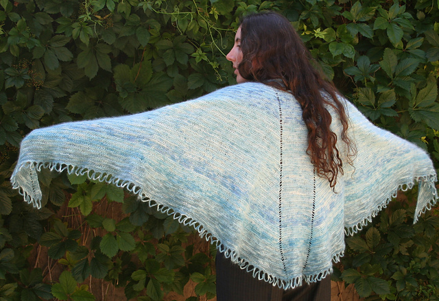 Almost Lace Shawl or Shawlette