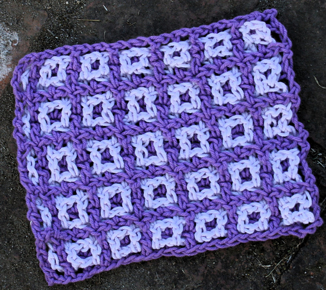 Blocks Intermeshing Dish Towel