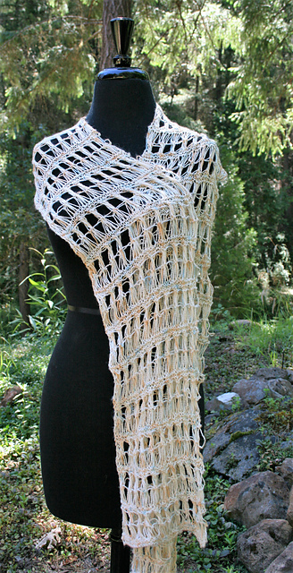 Cross-Hatch Knit Wrap