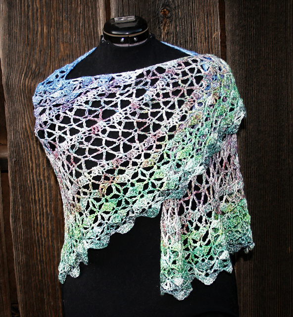 Sunday at the Seine Shawl