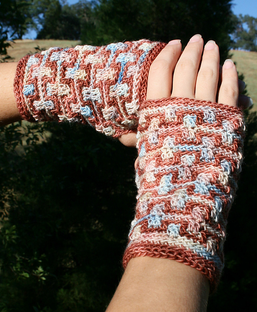 Water Canal Fingerless Gloves