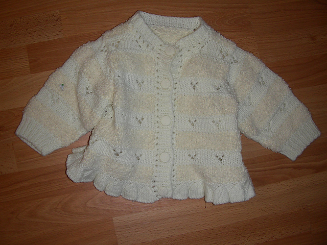 Texture-stripe Cardigans