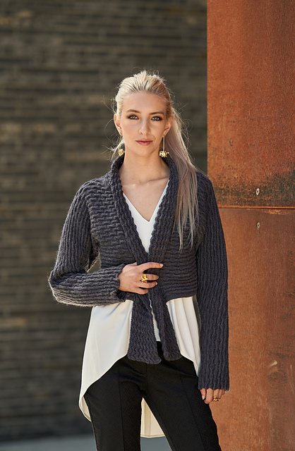 Ravelry: Folded Cardigan pattern by Linda Marveng