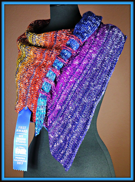 Dragon Tail Shawlette