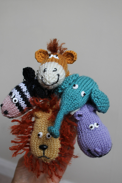 Safari Animal Finger Puppets