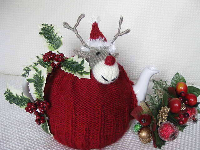 Rudolph's Christmas Tea Cosy & Egg Cosy