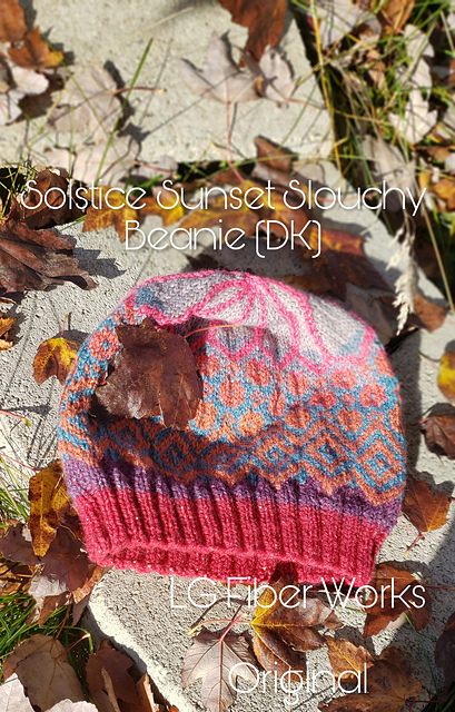 DK Solstice Sunset Slouchy Beanie