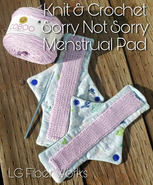 Sorry Not Sorry Pad (knit & crochet)