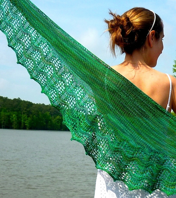 Waveline Shawl