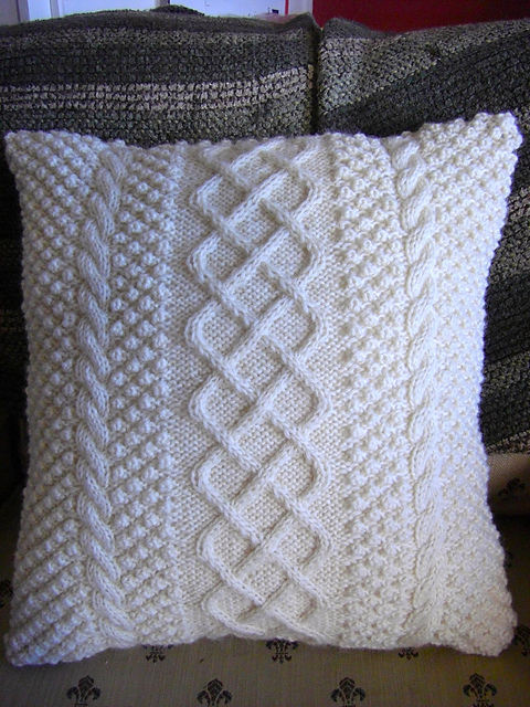 Aran Inspired Cushion