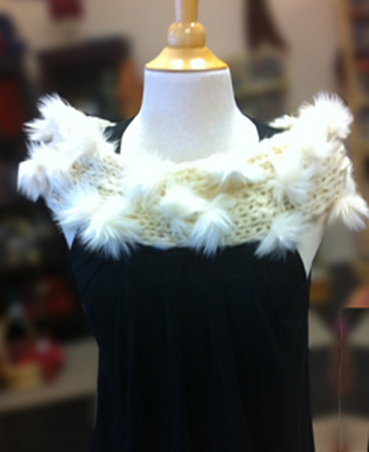 Fuzzy Purls Cowl