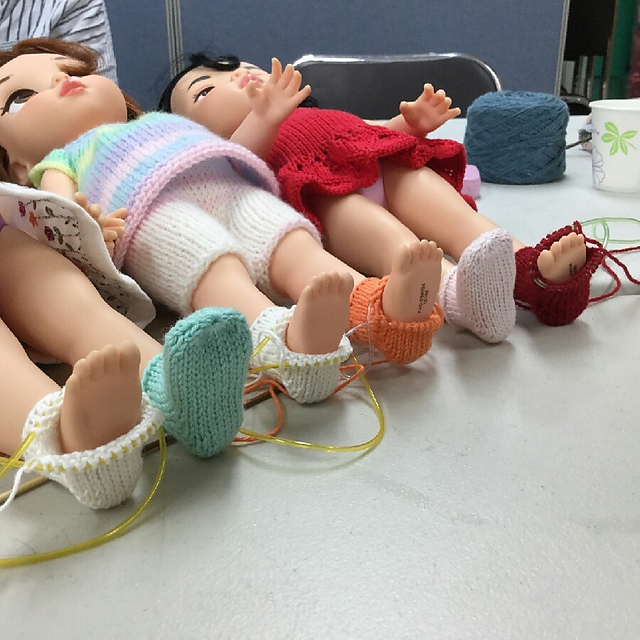 16" baby doll socks
