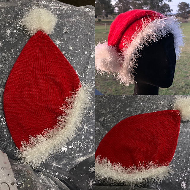 Eggnog Santa Hat