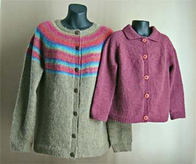 My First Top-Down Cardigan  (SW-042)