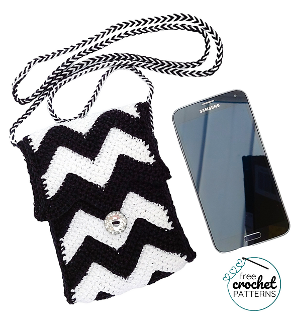 Chevron Phone Bag