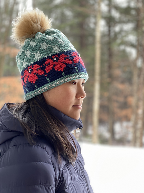 Winter Poppy Hat