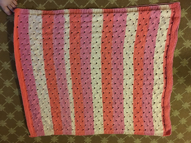 Eyelet Dot Blanket
