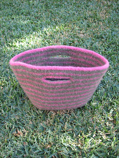 Knitted and Felted Handbag/Purse #2