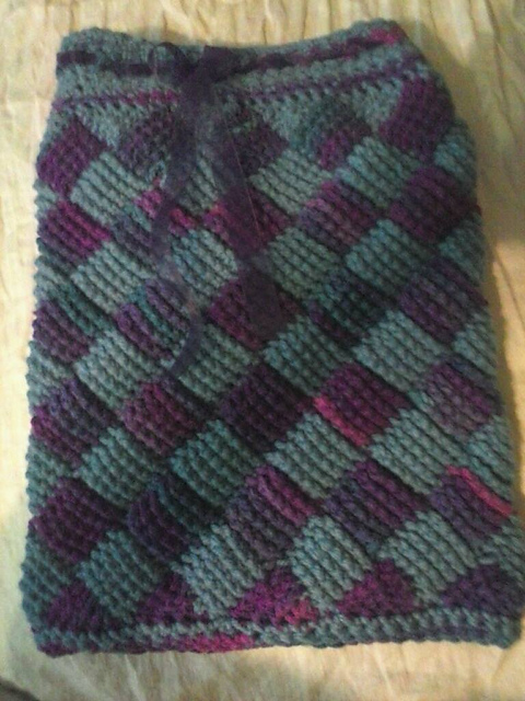 Entrelac Skirt (Childrens sizes 3t-12years old)