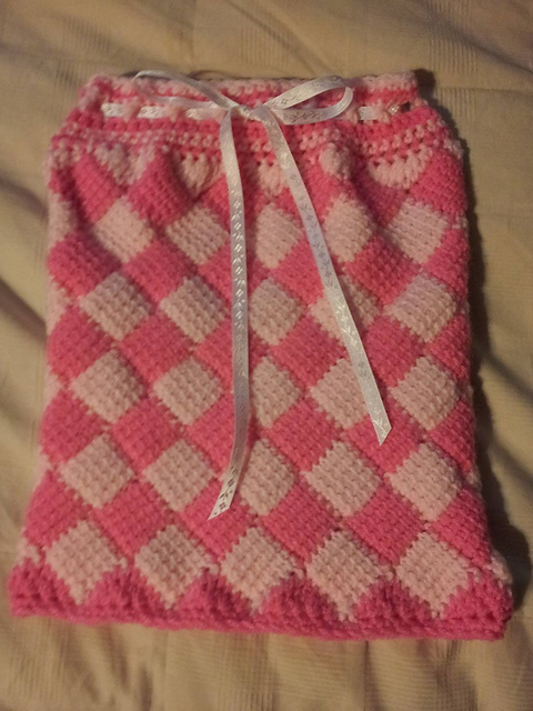 Entrelac Skirt (Infant sizes 6 months- 24 months)